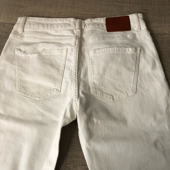 White Jeans distressed ribbed - Picture 5 of 9